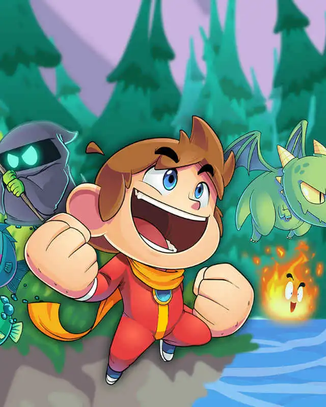Alex Kidd in Miracle World DX Cover