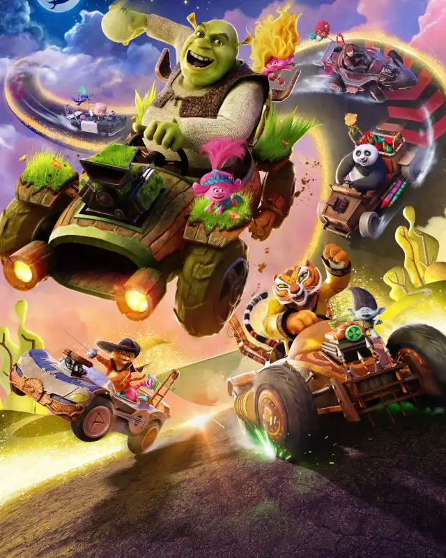 DreamWorks All-Star Kart Racing Cover