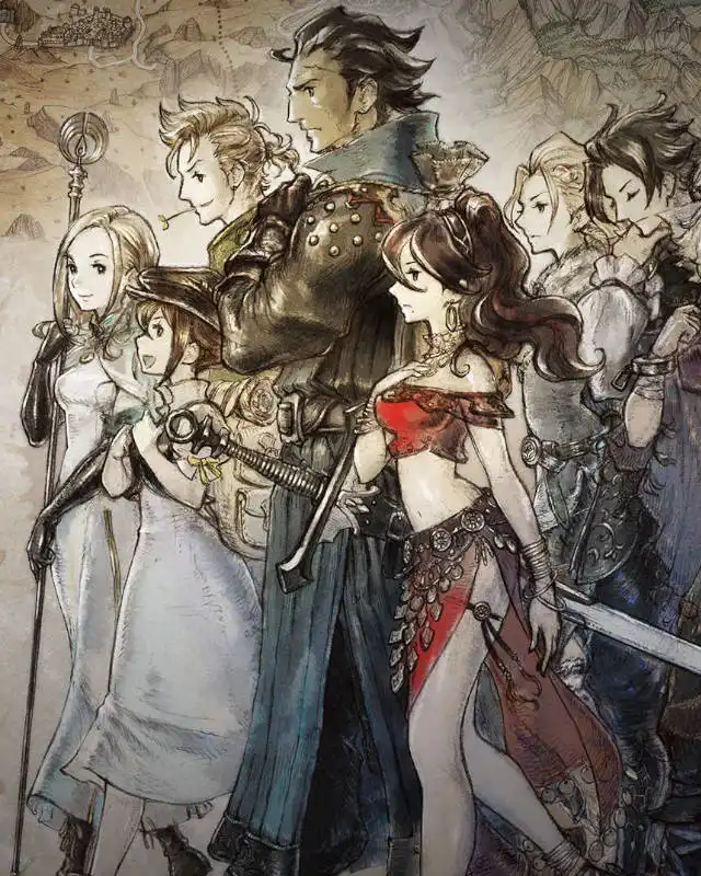 Octopath Traveler Cover