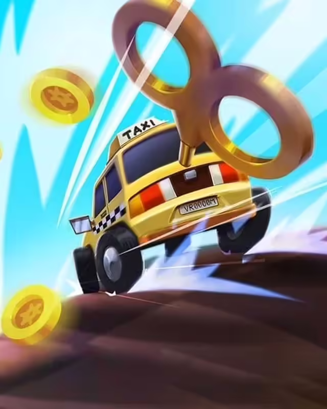 Yellow Taxi Goes Vroom Cover